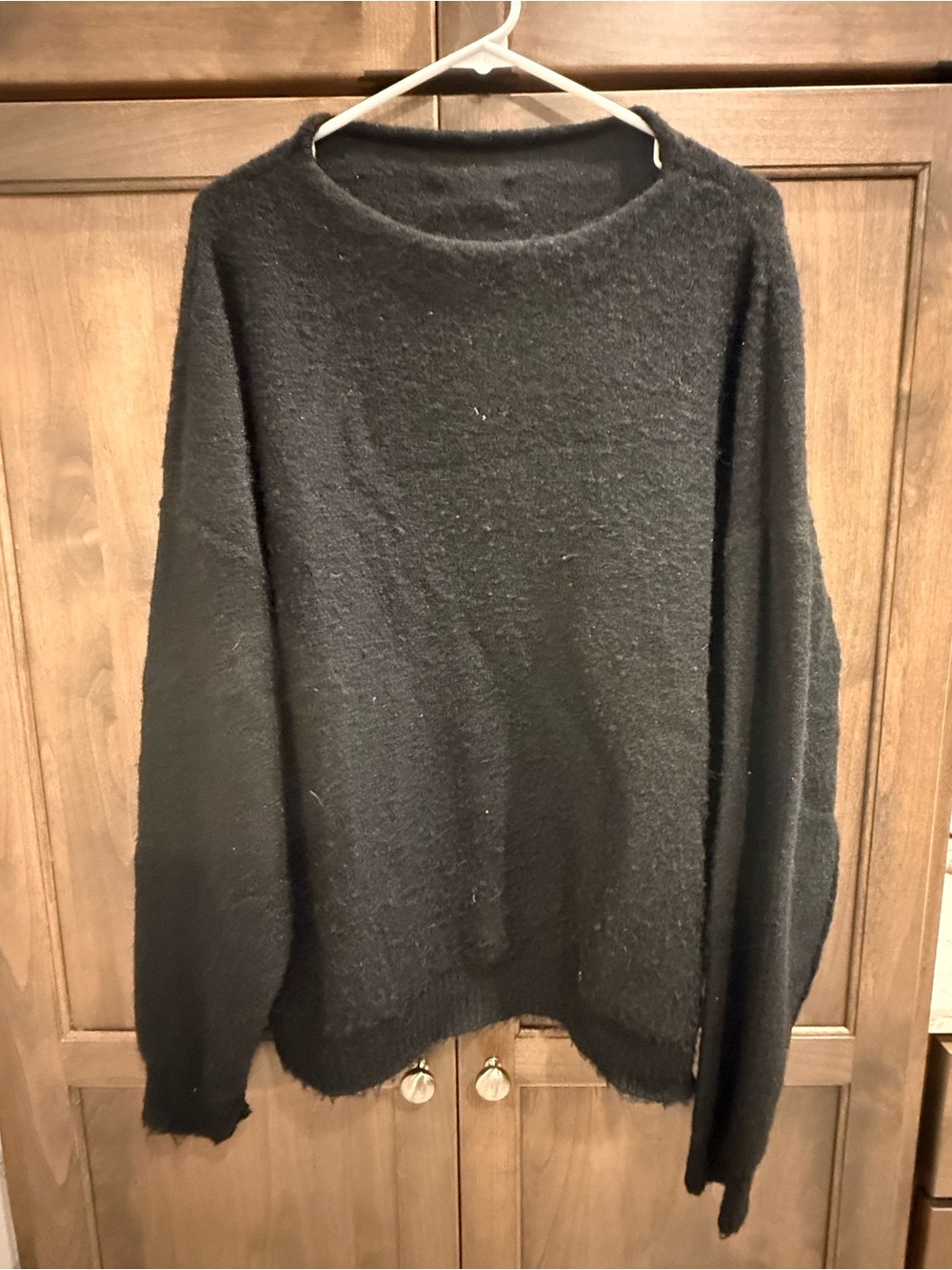 NuudsBlack Cozy Crewneck Women's Sweater
